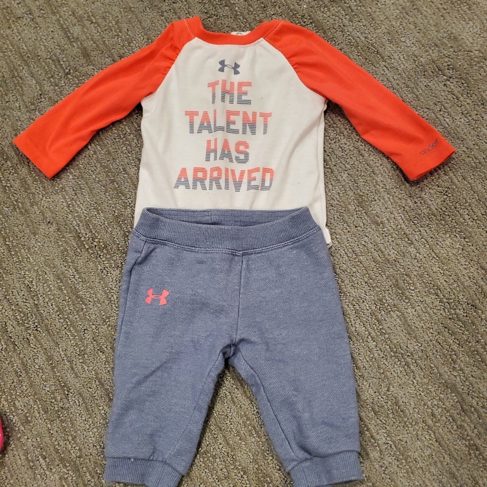 3-6 months under Armour outfit set